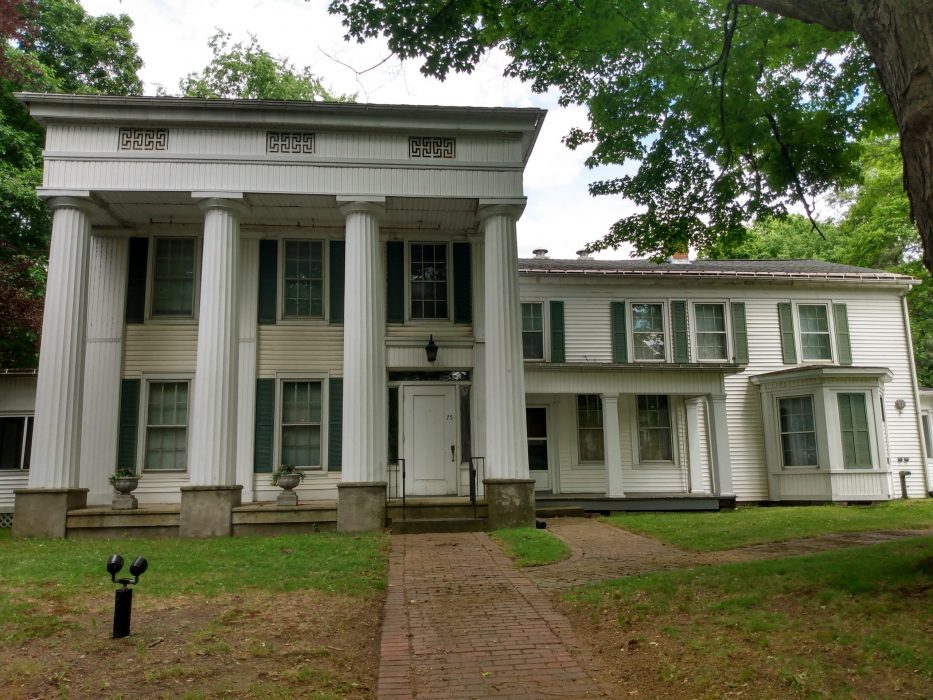 Image of the Front of the the Hall House Research Center at the Fenton History Center
